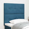 vidaXL Headboard Wall-mounted with Headboard Dark blue 90 cm Velvet