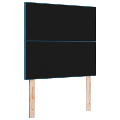 vidaXL Headboard Wall-mounted with Headboard Dark blue 90 cm Velvet