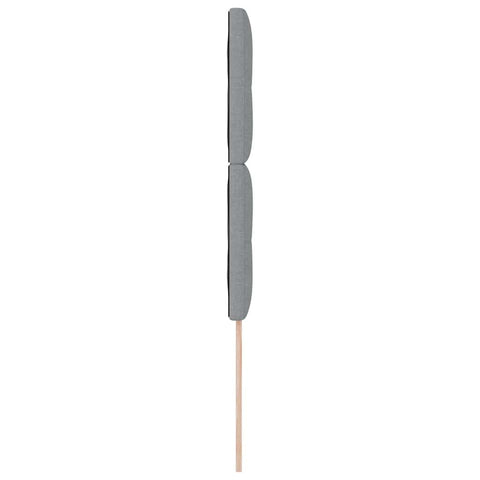 vidaXL Headboard Height Adjustable Manual Light grey 100 cm Fabric