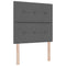 vidaXL Headboard Height Adjustable Manual Dark grey 100 cm Fabric