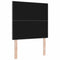 vidaXL Headboard Height Adjustable Manual Dark grey 100 cm Fabric