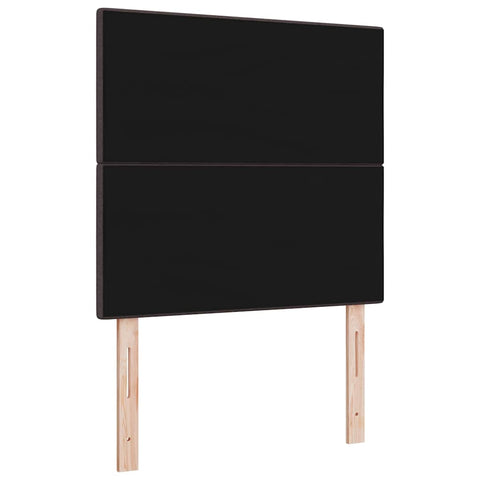 vidaXL Headboard Height Adjustable Manual Dark brown 100 cm Fabric