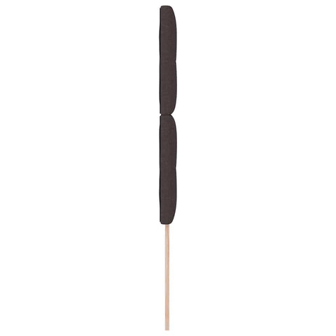 vidaXL Headboard Height Adjustable Manual Dark brown 100 cm Fabric