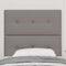 vidaXL Headboard Height Adjustable with Headboard Taupe 100 cm Fabric