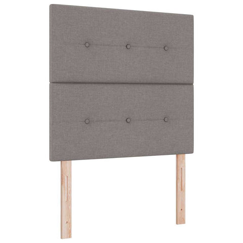 vidaXL Headboard Height Adjustable with Headboard Taupe 100 cm Fabric