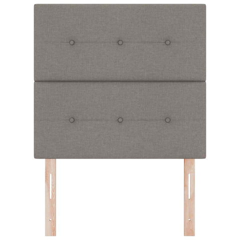 vidaXL Headboard Height Adjustable with Headboard Taupe 100 cm Fabric