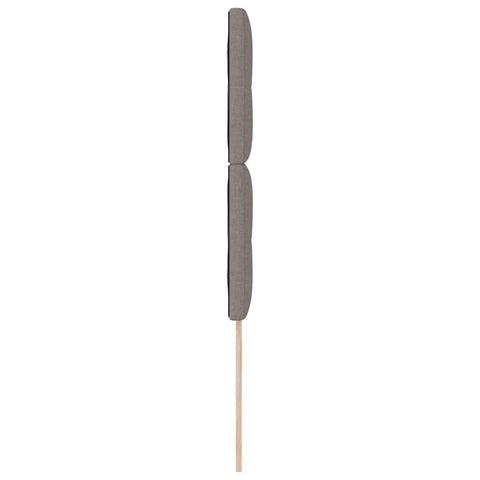 vidaXL Headboard Height Adjustable with Headboard Taupe 100 cm Fabric
