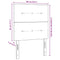 vidaXL Headboard Height Adjustable with Headboard Taupe 100 cm Fabric