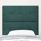 vidaXL Headboard Wall-mounted with Headboard Dark green 100 cm Velvet