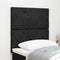 vidaXL Headboard Wall-mounted Geometric Manual Black 80 cm Velvet