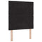 vidaXL Headboard Wall-mounted Geometric Manual Black 80 cm Velvet