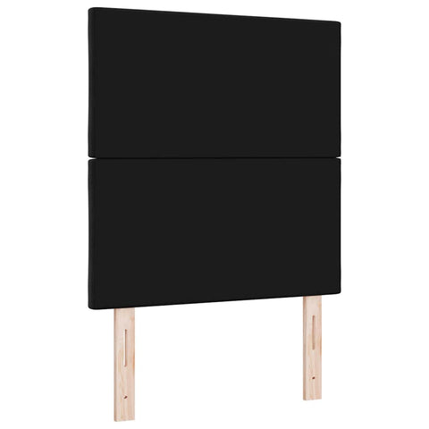 vidaXL Headboard Wall-mounted Geometric Manual Black 80 cm Velvet