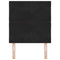vidaXL Headboard Wall-mounted Geometric Manual Black 80 cm Velvet