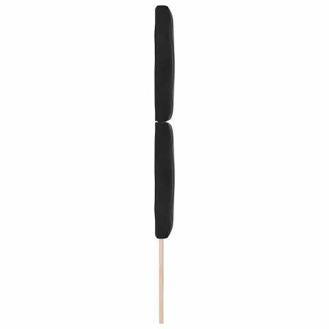 vidaXL Headboard Wall-mounted Geometric Manual Black 80 cm Velvet