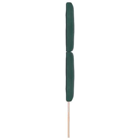 vidaXL Headboard Wall-mounted Geometric Manual Dark green 80 cm Velvet