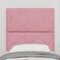 vidaXL Headboard Wall-mounted Geometric Manual Pink 80 cm Velvet