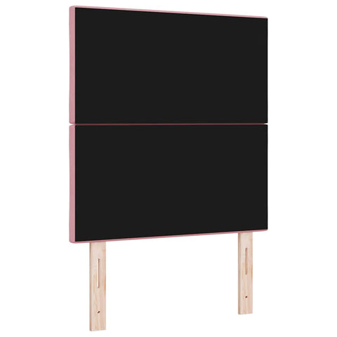 vidaXL Headboard Wall-mounted Geometric Manual Pink 80 cm Velvet