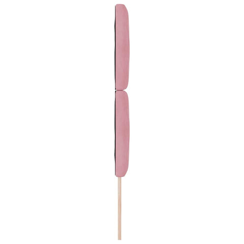 vidaXL Headboard Wall-mounted Geometric Manual Pink 80 cm Velvet