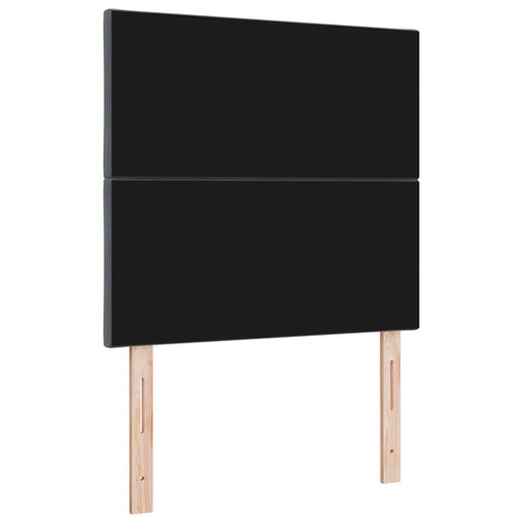 vidaXL Headboard Wall-mounted Geometric Manual Dark grey 90 cm Velvet