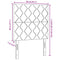 vidaXL Headboard Wall-mounted Geometric Manual Dark grey 90 cm Velvet