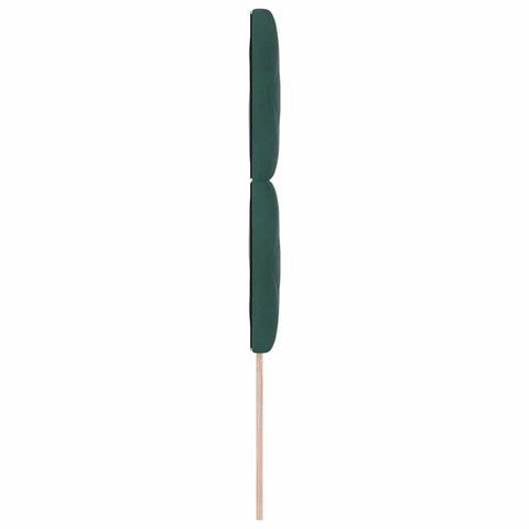 vidaXL Headboard Wall-mounted Geometric Manual Dark green 90 cm Velvet