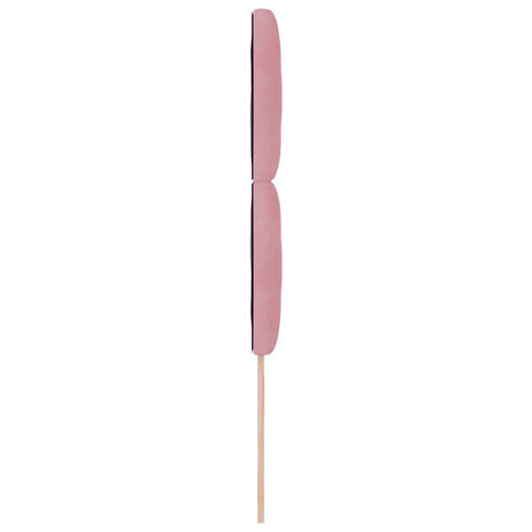 vidaXL Headboard Wall-mounted Geometric Manual Pink 90 cm Velvet