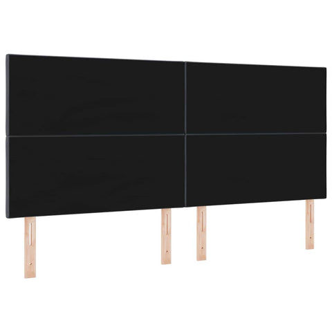 vidaXL Headboard Wall-mounted Geometric Manual Dark grey 200 cm Velvet