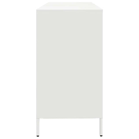 vidaXL Sideboard White 135x39x73.5 cm Cold-rolled Steel