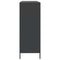 vidaXL Sideboard Black 135x39x103.5 cm Cold-rolled Steel