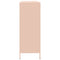 vidaXL Sideboard Pink 135x39x103.5 cm Cold-rolled Steel