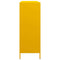 vidaXL Sideboard Mustard Yellow 135x39x103.5 cm Cold-rolled Steel