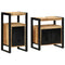 vidaXL Bathroom Furniture Set 2 pcs Brown Soild rough mango wood