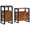 vidaXL Bathroom Furniture Set 2 pcs Brown Solid reclaimed wood