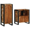 vidaXL Bathroom Furniture Set with Shelf Solid reclaimed wood