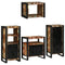 vidaXL Bathroom Furniture Set 4 pcs Multicolour Solid Reclaimed Wood