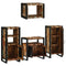 vidaXL Bathroom Furniture Set 4 pcs Multicolour Solid Reclaimed Wood