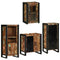vidaXL Bathroom Furniture Set 4 pcs Multicolour Solid Reclaimed Wood