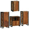 vidaXL Bathroom Furniture Set 4 pcs Multicolour Solid Reclaimed Wood