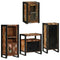 vidaXL Bathroom Furniture Set 4 pcs Multicolour Solid Reclaimed Wood