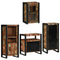 vidaXL Bathroom Furniture Set 4 pcs Multicolour Solid Reclaimed Wood