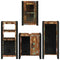 vidaXL Bathroom Furniture Set 4 pcs Multicolour Solid Reclaimed Wood