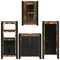 vidaXL Bathroom Furniture Set 4 pcs Multicolour Solid Reclaimed Wood