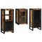 vidaXL Bathroom Furniture Set 3 pcs Multicolour Solid Reclaimed Wood