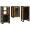 vidaXL Bathroom Furniture Set 3 pcs Multicolour Solid Reclaimed Wood