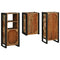 vidaXL Bathroom Furniture Set 3 pcs Multicolour Solid Reclaimed Wood
