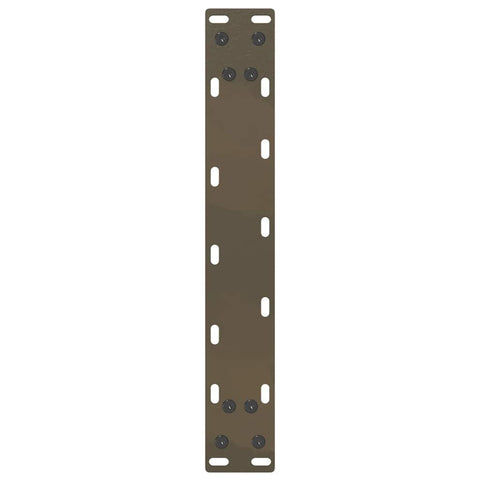 vidaXL Coffee Table Legs U-Shaped 2 pcs Natural Steel 40x(30-31) cm Steel