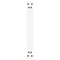vidaXL Coffee Table Legs U-Shaped 2 pcs White 50x(30-31) cm Steel