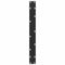 vidaXL Coffee Table Legs U-Shaped 2 pcs Black 60x(30-31) cm Steel