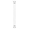 vidaXL Coffee Table Legs U-Shaped 2 pcs White 60x(30-31) cm Steel