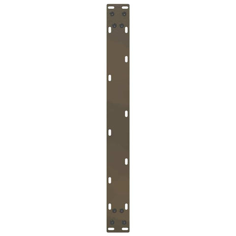 vidaXL Coffee Table Legs U-Shaped 2 pcs Natural Steel 60x(30-31) cm Steel